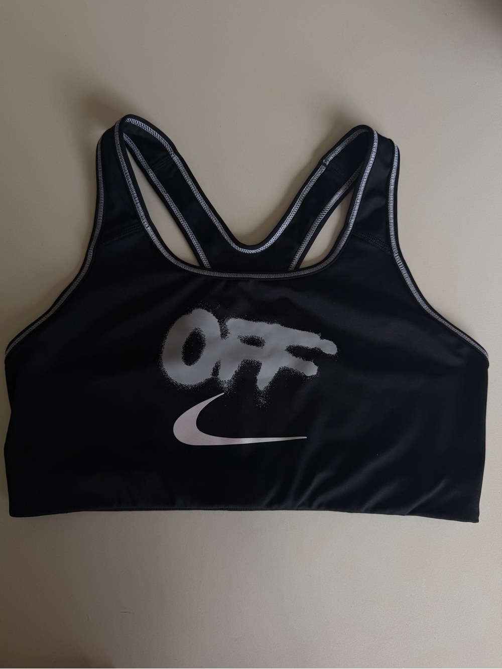 OFF WHITE x NIKE Women’s Sports Bra Size L